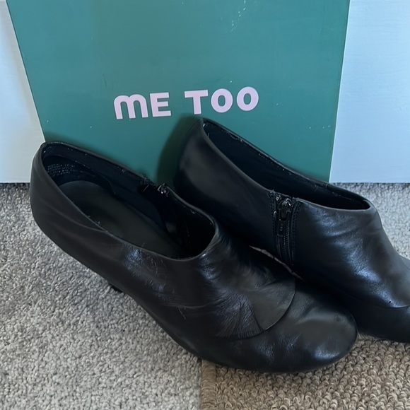 Me Too Vintage leather black booties - Picture 2 of 7